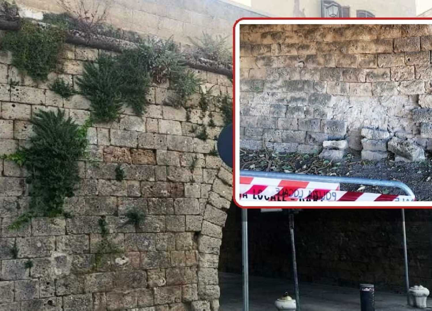 Incuria e vegetazione infestante, la Muraglia di Bari sta cadendo a pezzi: ma nessuno fa nulla 
